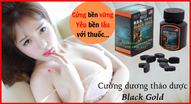 Black Gold USA thuốc cường dương tăng sinh lực mạnh mẽ an toàn