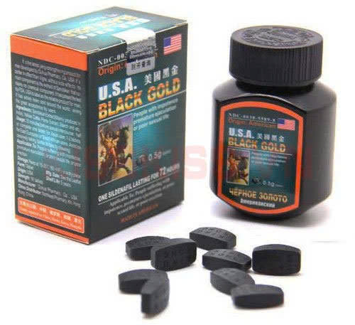 Thuốc cương dương Black Gold USA 500mg kéo dài thời gian yêu 
