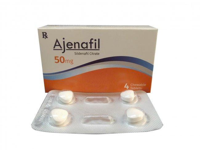 Thuốc ngậm cương dương Ajenafil 50mg hương bạc hà Tăng thời gian 