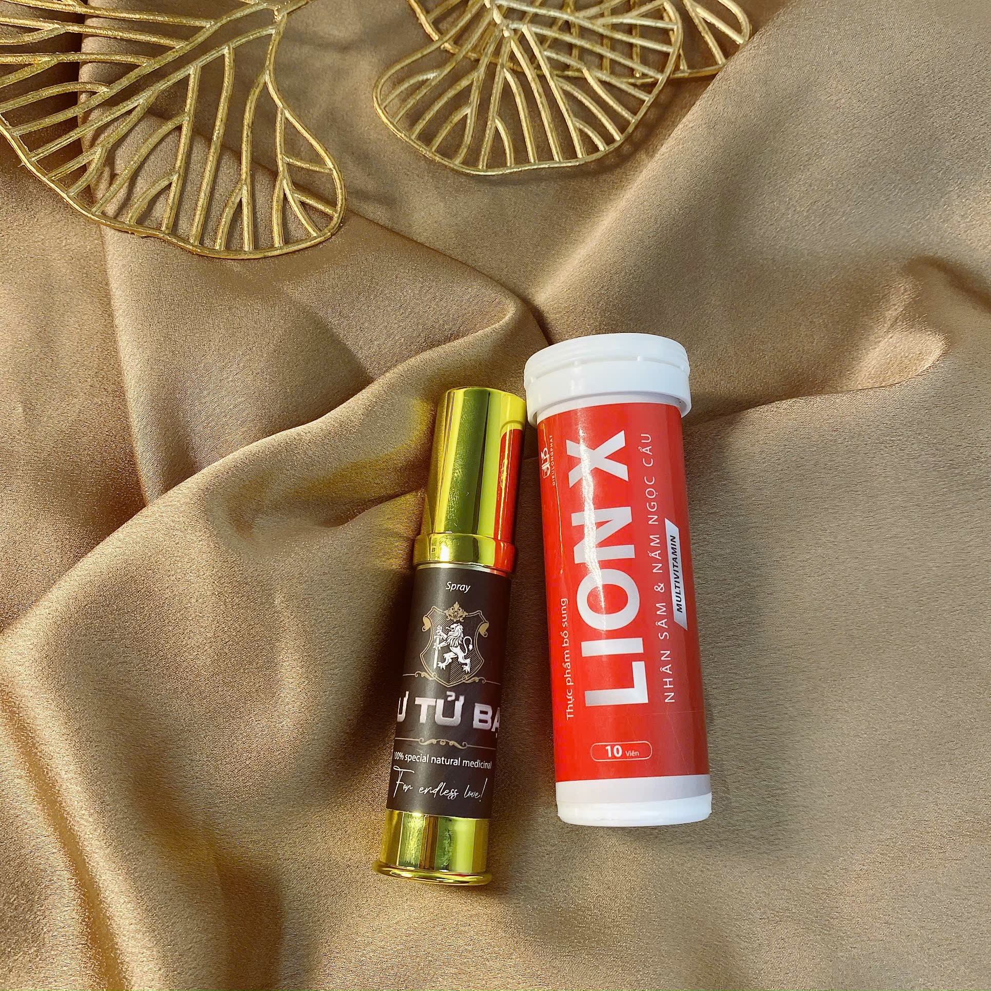 Combo Xịt Kéo Dài Thời Gian & Viên Ngậm Sư Tử Bạc Lion X Chính Hãng