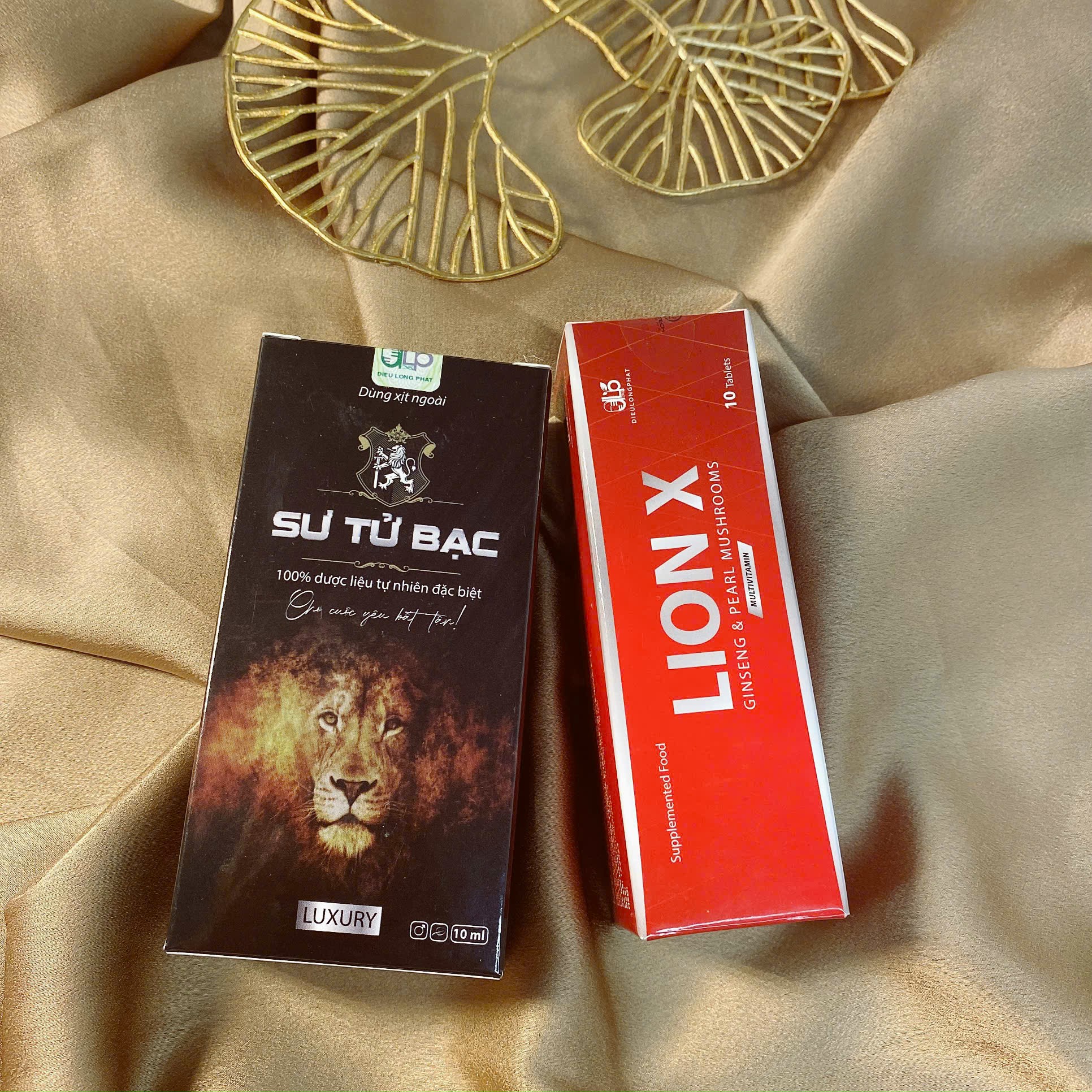 Combo Xịt Kéo Dài Thời Gian & Viên Ngậm Sư Tử Bạc Lion X Chính Hãng