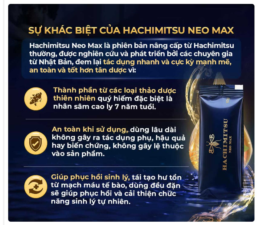 Tinh Chất Hachimitsu Neo Max Dưỡng Trắng Sáng Da Mềm Mịn