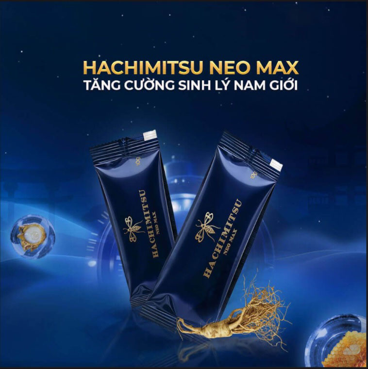 Tinh Chất Hachimitsu Neo Max Tăng Cường Sinh Lý Nam 