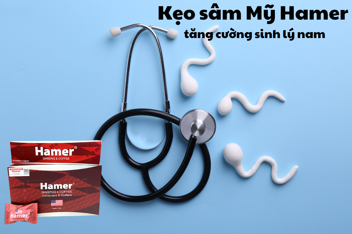Kẹo sâm Hamer tăng lực bền bỉ hỗ trợ sinh lý nam nữ