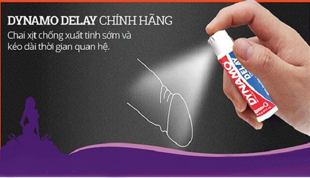 Chai xịt Dynamo Delay kéo dài thời gian, chống xuất tinh sớm hiệu quả