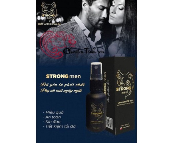 STRONG MEN delay spray with 13% Lidocaine