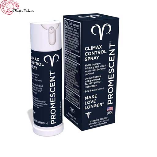 Chai xịt chống xuất tinh sớm Promescent giúp kéo dài thời gian