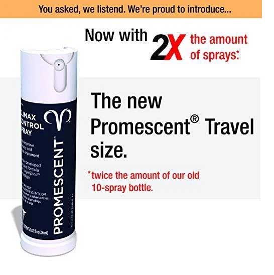 Chai xịt chống xuất tinh sớm Promescent giúp kéo dài thời gian