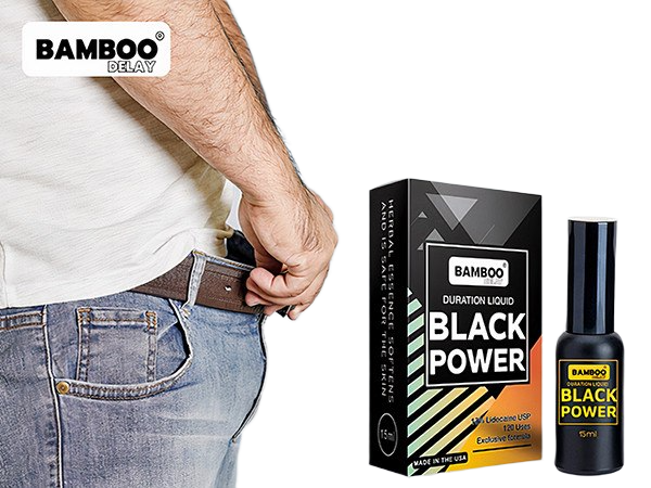  Phân phối Xịt kéo dài thời gian Bamboo Delay-Black Power của Mỹ  nhập khẩu 