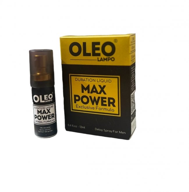 Xịt kéo dài Oleo Lampo Max Power Lidocain 13% cải thiện sinh lý nam giới 