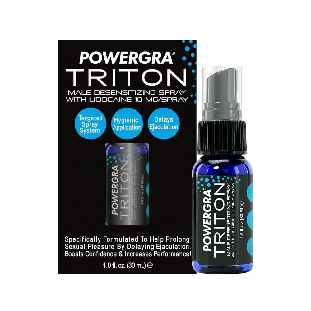 Chai xịt chống xuất tinh sớm Powergra Triton bạc hà 30ml 