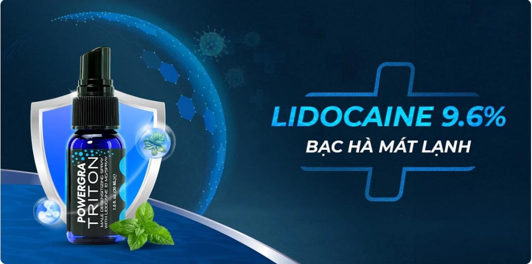 Chai xịt Powergra Triton Chống xuất tinh sớm Kéo dài quan hệ