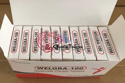 Welgra 100mg Ấn Độ tăng cường sinh lý nam, hiệu quả vượt trội