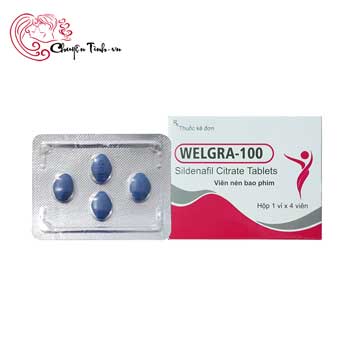 Viên uống cương dương Welgra 100mg cải thiện sinh lý nam xuất tinh sớm hiệu quả 