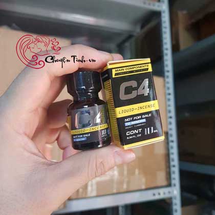 Popper C4 vàng 10ml siêu nhẹ tăng hứng giảm đau mọi cuộc yêu 