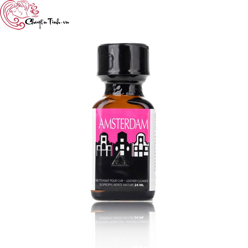 Chai hít Popper Amsterdam 24ml mùi cực Tây giãn nở hậu môn nhanh 