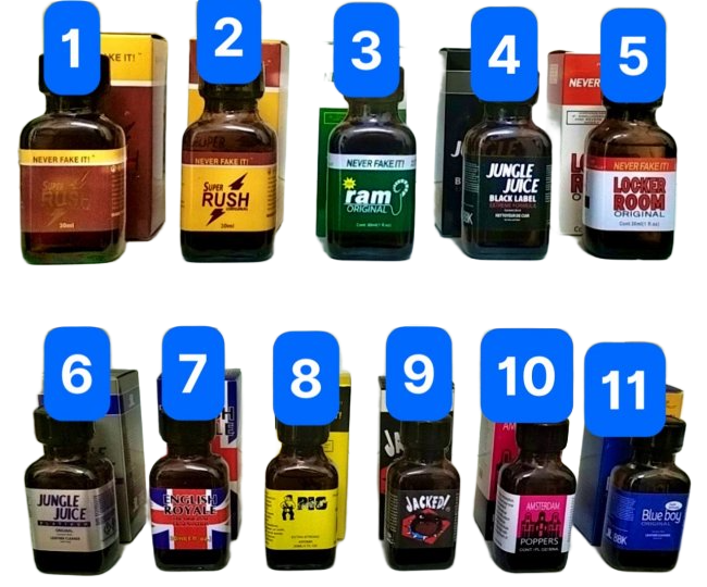 Popper 30ml chai vuông chính hãng nhiều mẫu tác dụng tăng hưng phấn nhanh 
