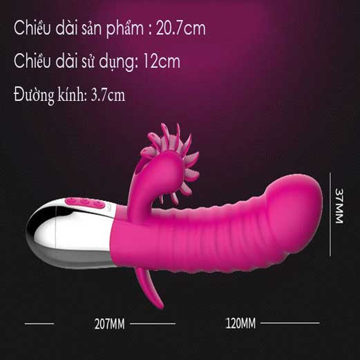 Dương vật Leten Wheel Thrusting rung thụt massage điểm G Mỹ