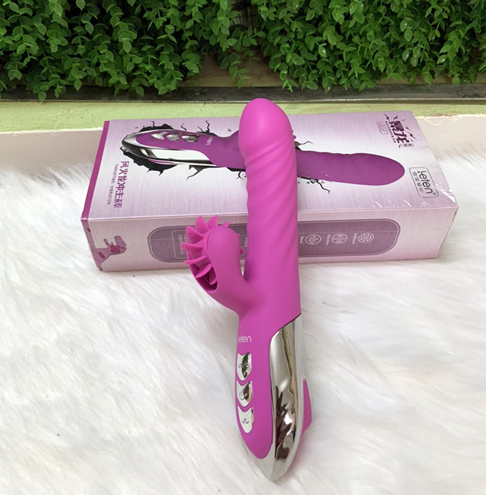 Dương vật Leten Wheel Thrusting rung thụt massage điểm G Mỹ