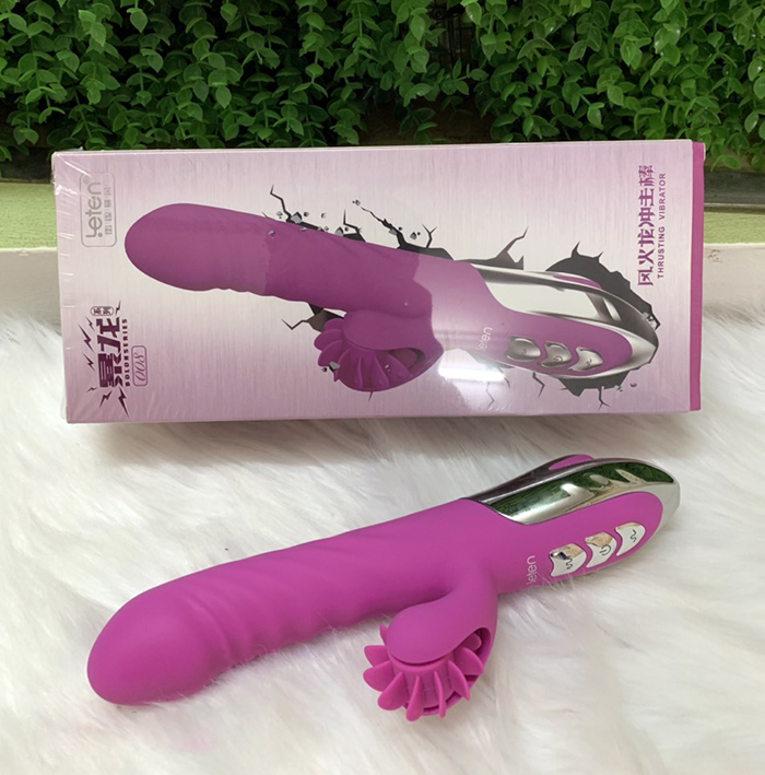 Dương vật Leten Wheel Thrusting rung thụt massage điểm G Mỹ