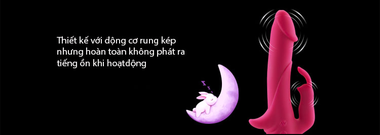 Dương vật silicon rung thúc Joko massage điểm G kích thích