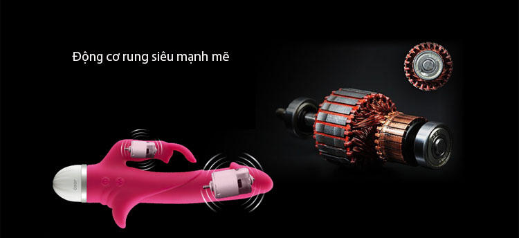 Dương vật silicon rung thúc Joko massage điểm G kích thích