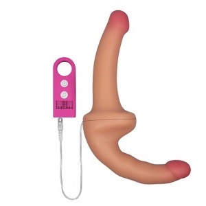 Dương vật hai đầu mềm rung Lovetoy Holy Dong thủ dâm nữ LES