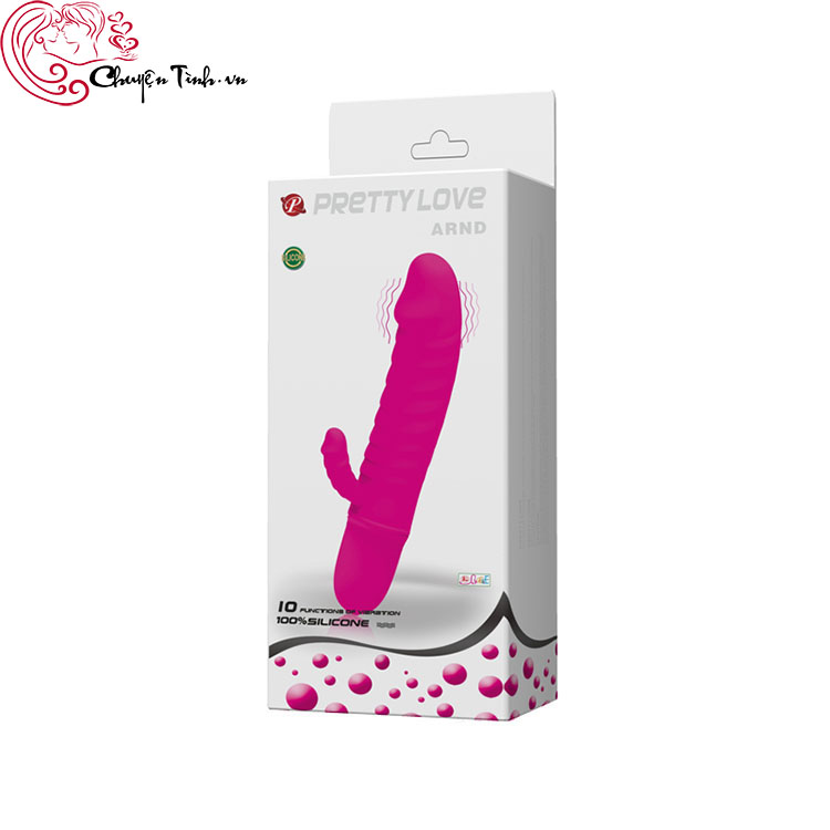 Dương Vật Silicon Rung PrettyLove Arnd Nhỏ Gọn Thủ Dâm Nữ