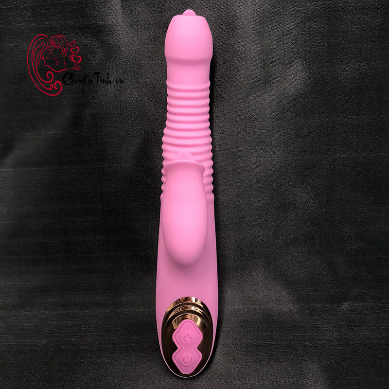 Dương vật giả cao cấp rung thụt liếm nhiệt, kích thích cực đỉnh