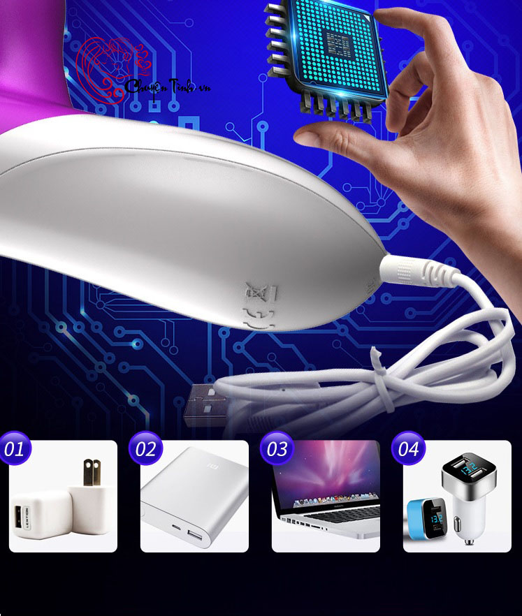 Dương vật giả rung ngoáy thụt nhiệt liếm silicon cao cấp