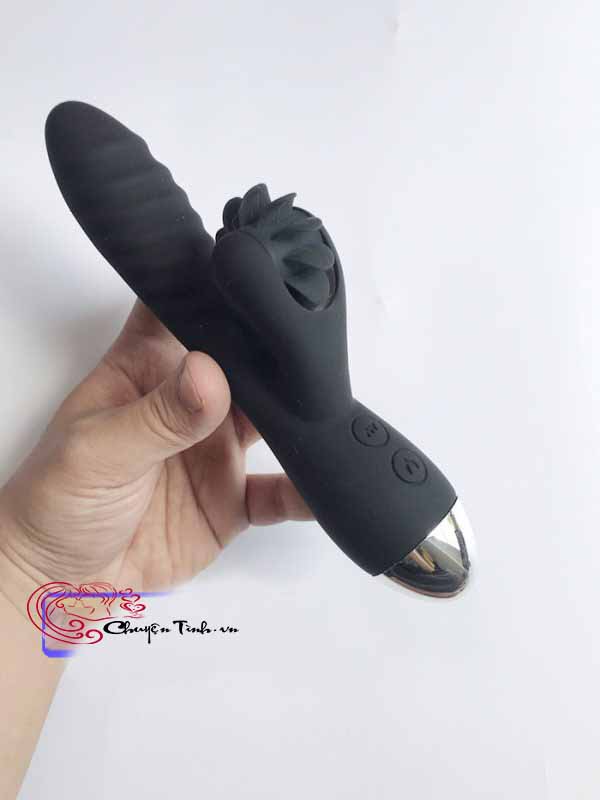 Máy rung liếm tỏa nhiệt 12 chế độ kích thích siêu phê