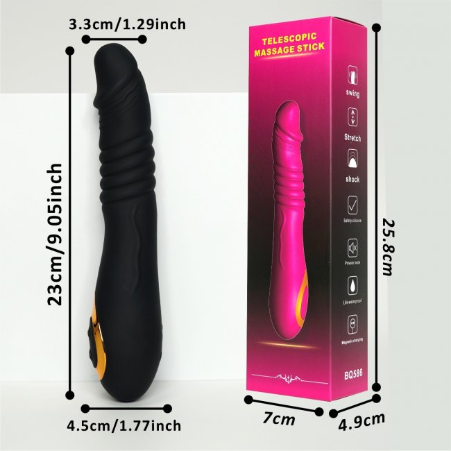 Máy massage điểm G 12 chế độ rung ngoáy kích thích cực phê