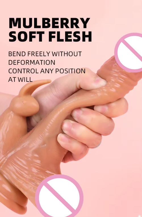 Dương vật giả gắn tường tai thỏ rung thụt ngoáy nhiệt ấm