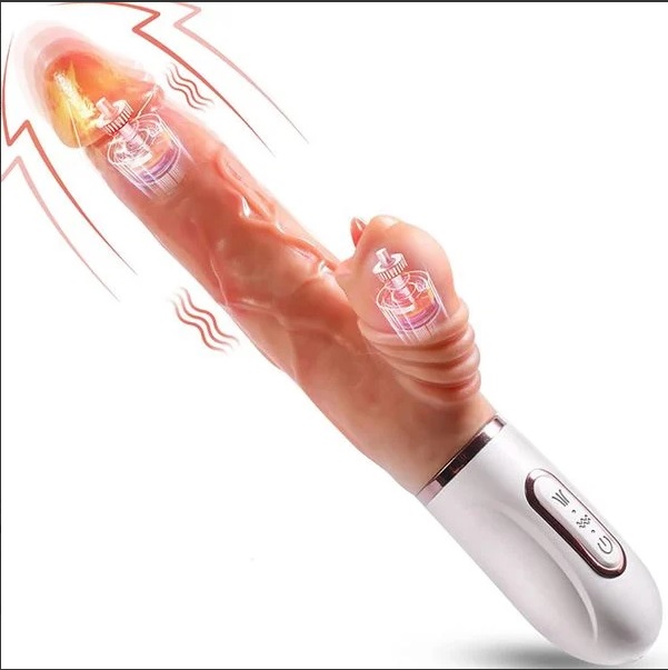 Dương Vật Giả Cao Cấp Tỏa Nhiệt 12 Chế Độ Rung Thụt Siêu Mềm An Toàn
