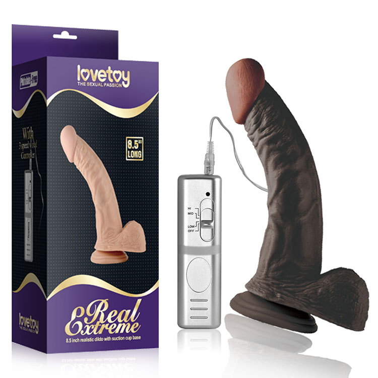 Dương Vật Rung Kích Thích Lovetoy Extrem 8.5 Inch Silicon Mềm