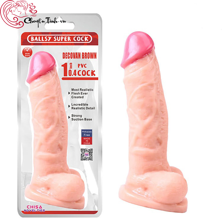 Dương vật silicon siêu khủng Chisa Super Cock mềm mịn an toàn y tế 