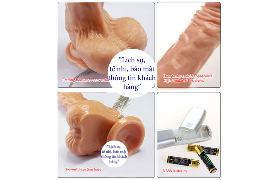 Dương vật giả Loveaider rung 7 chế độ kích thích siêu đỉnh