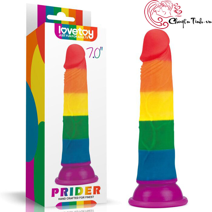 Dương vật giả 7 màu Lovetoy Prider Giá tốt Đa dạng mẫu mã