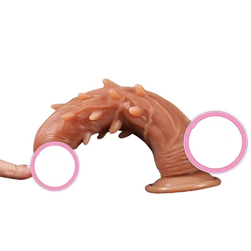 Dương vật gắn tường gai mềm mại chạm cực đã mua ngay