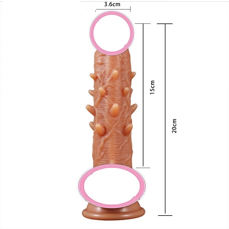 Dương vật gắn tường gai mềm mại chạm cực đã mua ngay