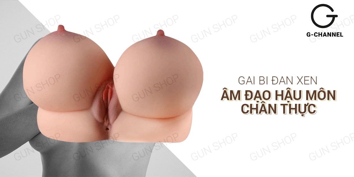 Ngực Giả Silicon Mềm Mịn 3kg - Âm Đạo & Hậu Môn Cao Cấp