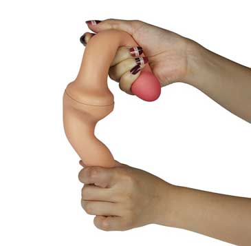 Dương vật silicon Lovetoy hai đầu siêu mềm mại cho les