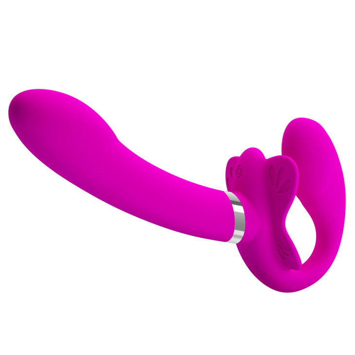 PrettyLove Valerie Double-Ended Vibrator Silicone for Lesbians