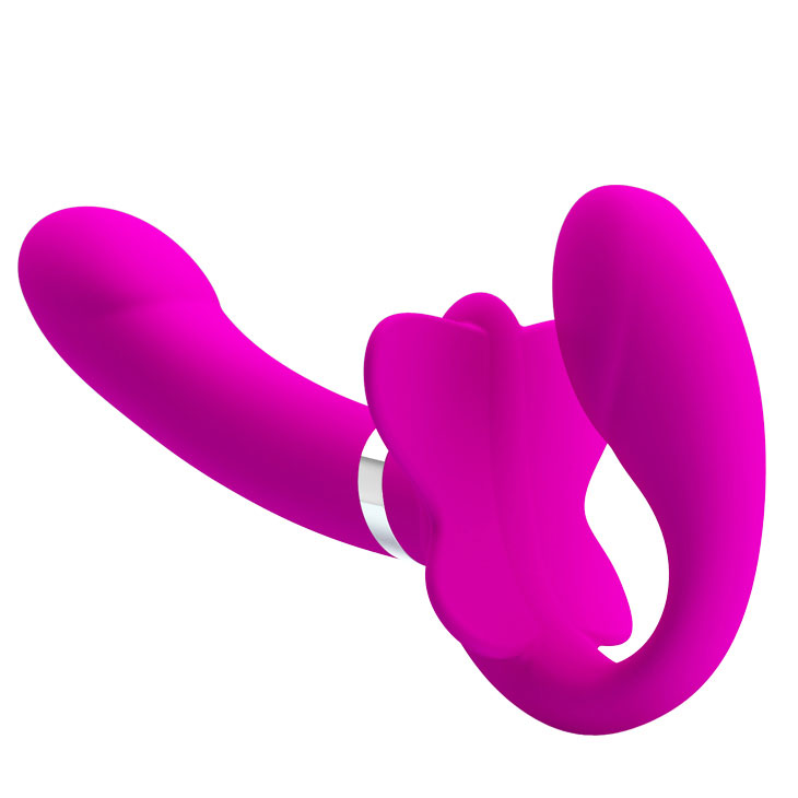 PrettyLove Valerie Double-Ended Vibrator Silicone for Lesbians
