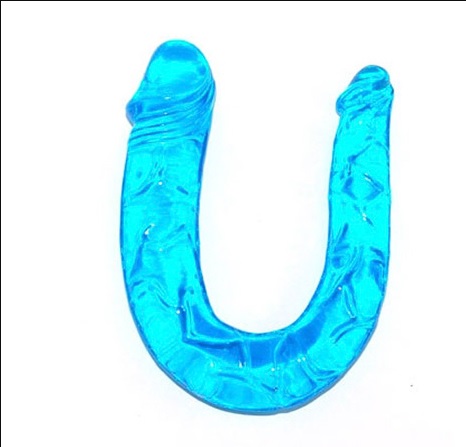Double-Ended Dildo Silicone LGBT Soft Flexible Large Length