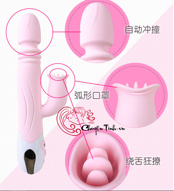 Dương vật rung thụt tự động Yeain silicon mềm mại kích thích mạnh