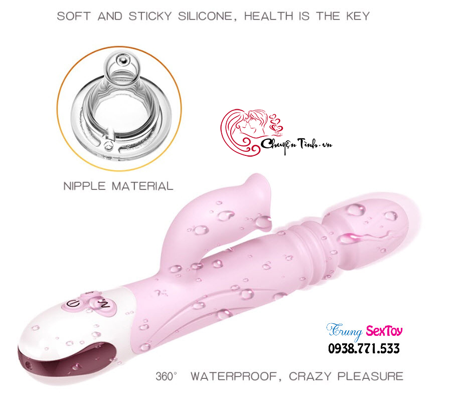 Dương vật rung thụt tự động Yeain silicon mềm mại kích thích mạnh