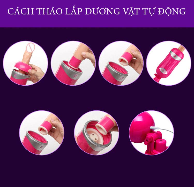 Dương Vật Giả Tự Động Cho Nữ Kích Thích Điểm G Giải Tỏa Sinh Lý