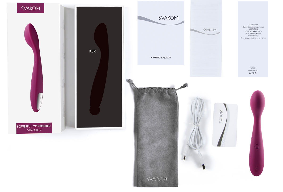 Máy rung Svakom Keri cao cấp, kích thích khoái cảm nữ, giảm stress