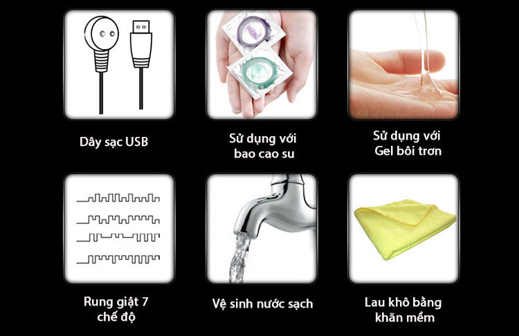 Dương vật rung giật Cloud mạnh kích thích điểm G